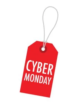 Cyber monday tag Stock Illustration