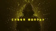 Cyber Monday, Title, Glitch, Hacked Stock Footage
