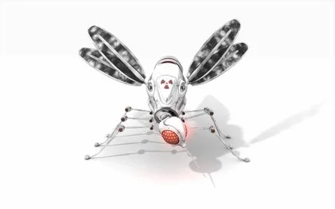 Cyber mosquito Stock Illustration