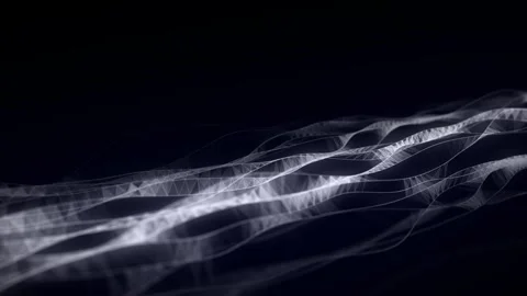 Cyber network connection background. Molecular background with white DNA. Stock-Footage 254474924