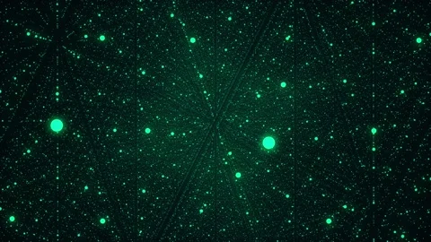 Cyber network connection structure in the galaxy. Technology connect big data. Stock Footage 207736178