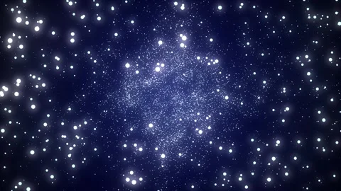 Cyber network connection structure in infinity. Technology connect big data. 動画素材 257313139