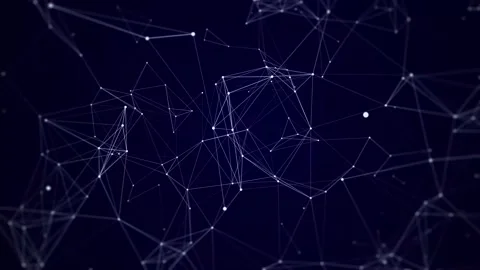 Cyber network connection structure. Technology connect big data. Stock Footage 162400402