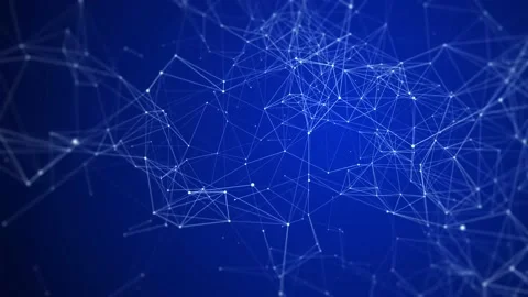 Cyber network connection structure. Technology connect big data. Stock Footage 162407069