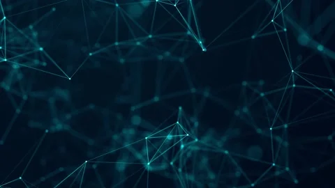 Cyber network connection structure. Technology connect big data. Stock Footage 166171046