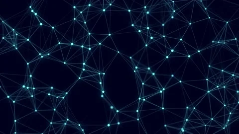 Cyber network connection structure. Technology connect big data. Stock Footage 168420003
