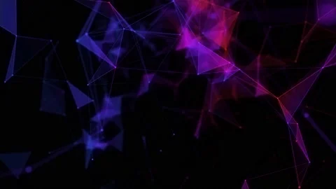 Cyber network connection structure. Technology connect big data. Stock Footage 207742169