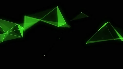 Cyber network connection structure. Technology connect big data. Stock Footage 207745857