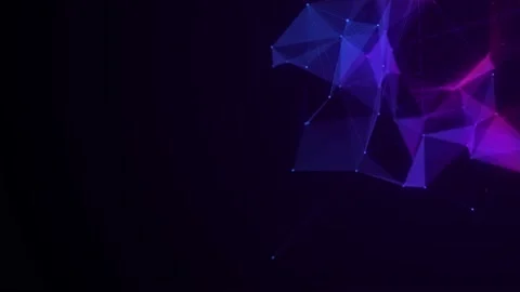 Cyber network connection structure. Technology connect big data. Stock Footage 229120151