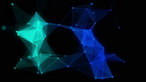 Cyber network connection structure. Technology connect big data. Stock Footage 229120687