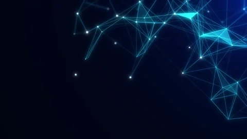 Cyber network connection structure. Technology connect big data. Stock Footage 248354646