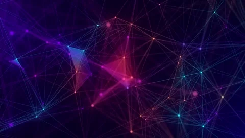 Cyber network connection structure. Technology connect big data. Stock Footage 248355142