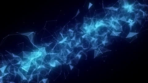 Cyber network connection structure. Technology connect big data. Stock Footage 274195118