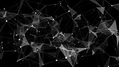 Cyber network connection structure. Technology connect big data. Science. Видео 306535475