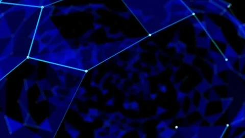 Cyber network joined together as a whole Stock Footage 84923593