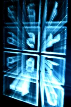 Cyber numpad Stock Photos