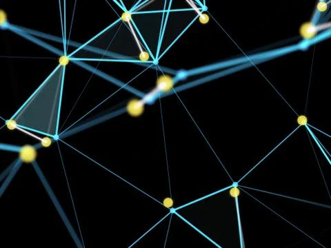 Cyber or technology background Illustrazione stock