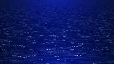 Cyber or technology background.Big data visualization concept. Machine learning Stock Footage 126881854