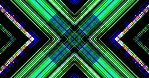 Cyber Patterns. Glitch VJ Loops. Abstract Backgrounds. Stock Footage 151116407