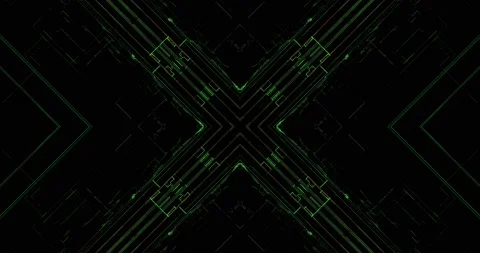 Cyber Patterns. Glitch VJ Loops. Abstract Backgrounds. Stock Footage 151116464