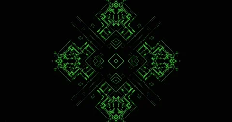 Cyber Patterns. Glitch VJ Loops. Abstract Backgrounds. Stock Footage 151116519