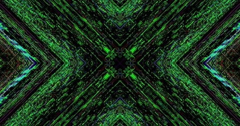 Cyber Patterns. Glitch VJ Loops. Abstract Backgrounds. Stock Footage 151116538