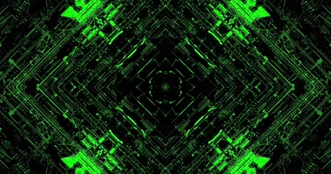 Cyber Patterns. Glitch VJ Loops. Abstract Backgrounds. Stock Footage 151116574