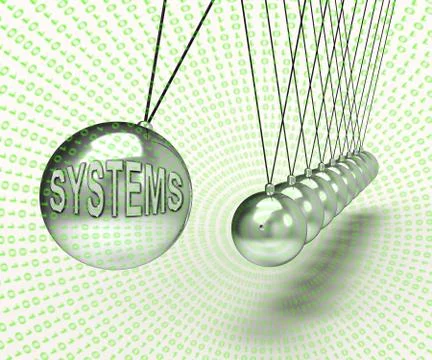 Cyber Physical Systems Bot Interaction 3d Rendering 스톡 일러스트