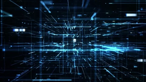 Cyber Plexus Motion, Big Data, Network Connection, Technology Background Stock Footage 290846826