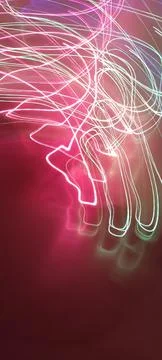 Cyber programming concept in blue theme for presentation abstract background Stock Photos