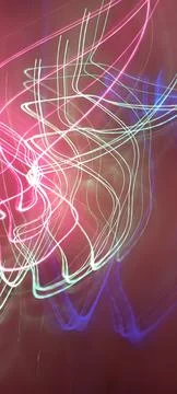 Cyber programming concept in blue theme for presentation abstract background Stock Photos