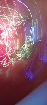 Cyber programming concept in blue theme for presentation abstract background Stock Photos