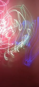 Cyber programming concept in blue theme for presentation abstract background Stock Photos