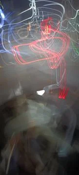 Cyber programming concept in blue theme for presentation abstract background 스톡 사진