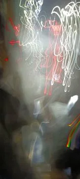 Cyber programming concept in blue theme for presentation abstract background Foto stock