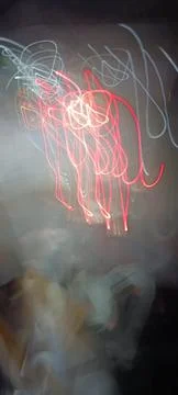 Cyber programming concept in blue theme for presentation abstract background Stock Photos