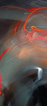 Cyber programming concept in blue theme for presentation abstract background Stock Photos