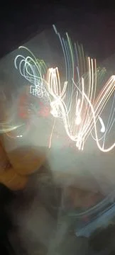 Cyber programming concept in blue theme for presentation abstract background Stock Photos