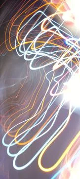 Cyber programming concept in blue theme for presentation abstract background Stock Photos