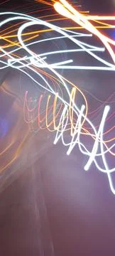 Cyber programming concept in blue theme for presentation abstract background Foto stock