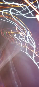 Cyber programming concept in blue theme for presentation abstract background Stock Photos