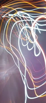 Cyber programming concept in blue theme for presentation abstract background Stock Photos