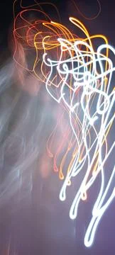 Cyber programming concept in blue theme for presentation abstract background Stock Photos