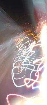 Cyber programming concept in blue theme for presentation abstract background Stock Photos