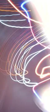 Cyber programming concept in blue theme for presentation abstract background Stock Photos