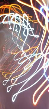 Cyber programming concept in blue theme for presentation abstract background Stock Photos