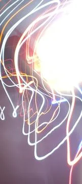 Cyber programming concept in blue theme for presentation abstract background Stock Photos