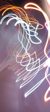 Cyber programming concept in blue theme for presentation abstract background Stock Photos