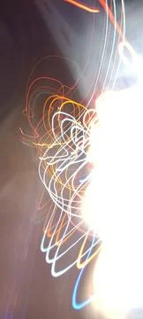 Cyber programming concept in blue theme for presentation abstract background Foto stock