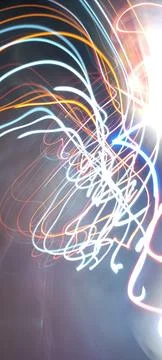 Cyber programming concept in blue theme for presentation abstract background Stock Photos